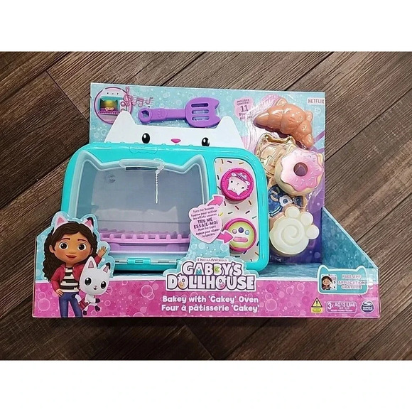 Spin Master Other - Gabby's Dollhouse Bakey With Cakey Oven Includes 11-piece Playset Sound & Light